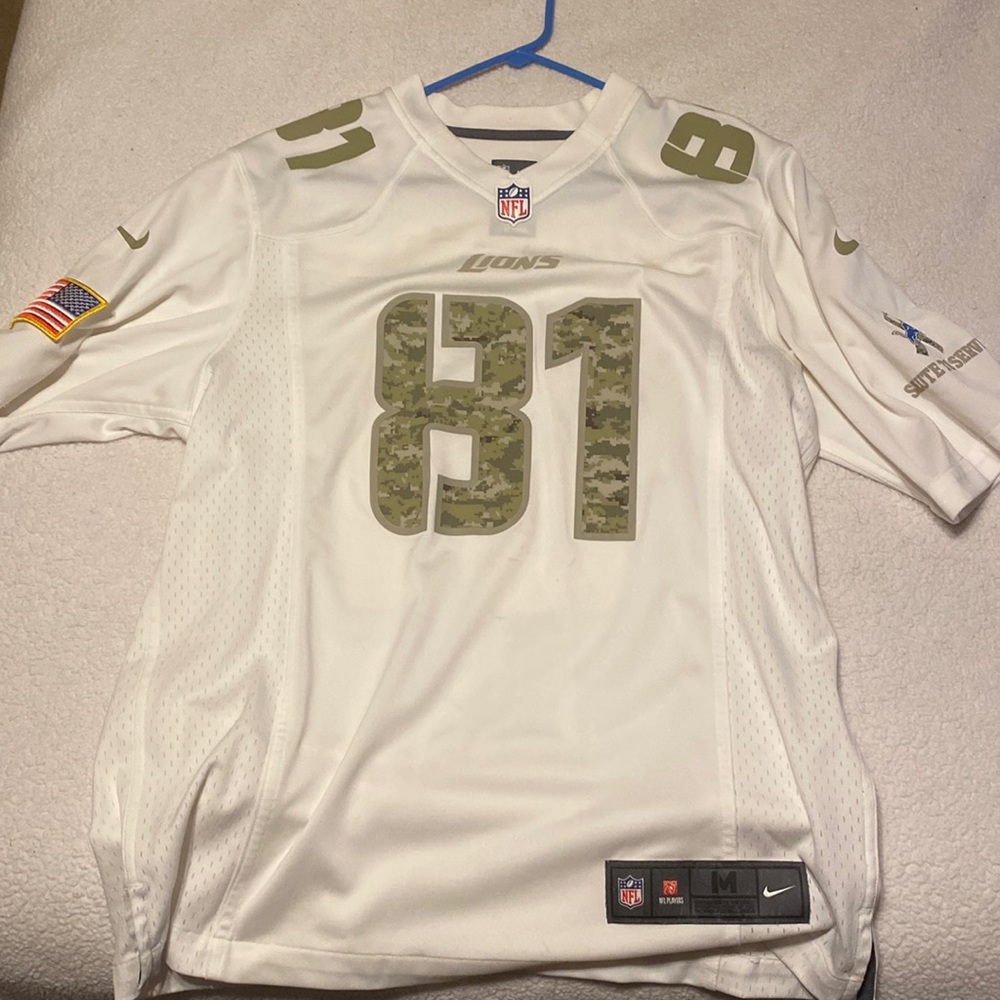 Detroit Lions Calvin Johnson Military Jersey